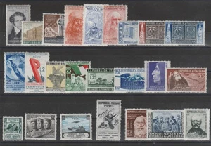 1952 REPUBBLICA ITALIANA ANNATA COMPLETA 24 VAL. MNH MF100825 - Imagen 1 de 1