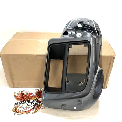 Nuevo Harley 2014 Up Touring Carenado Inferior Izquierdo Guantelete Gris Metálico 57100168ESH Foto 1 de 4