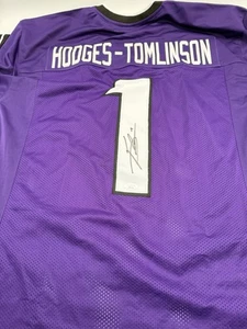 Trevius Hodges-Tomlinson handsigniertes TCU Horned Frogs lila Trikot JSA XL - Bild 1 von 8