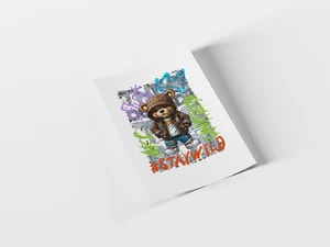 AKC Stay Wild Custom Design DTF Transfer - Picture 1 of 4