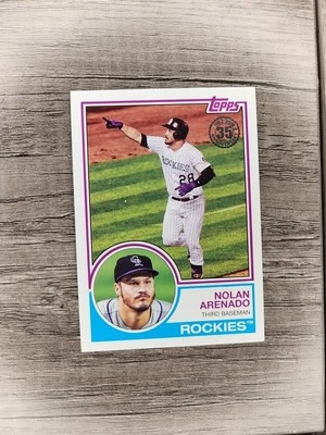 2018 Topps - 1983 Topps Design Nolan Arenado #83-58 - Image 1 of 2