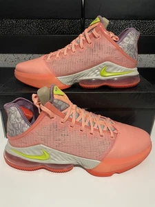 Nuevos zapatos de baloncesto Nike LeBron XIX 19 bajos "Hawaii" DQ8344-600 para hombre talla 12,5 - Imagen 1 de 7