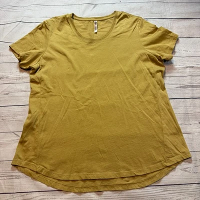 Camiseta Kuhl Manga Corta Marrón Mostaza Informal Para Mujer Talla Grande Foto 1 de 4