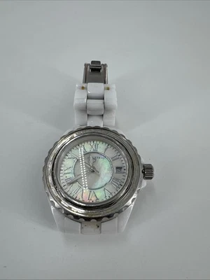 女士 Swiss Legend Karamica 白色陶瓷无装饰。 需要维修。 — 第 1/4 张图片