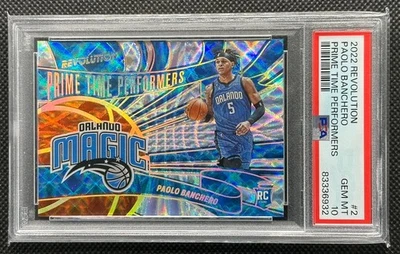 2022-23 Panini Revolution Paolo Banchero Prime Time Performers Rookie RC PSA 10 - Image 1 of 2