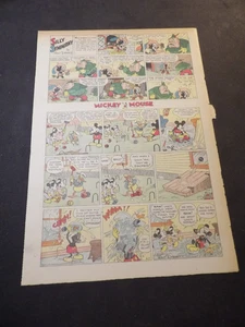Mickey Mouse - Apr 7, 1935 - Tab-Size Sunday - Long-billed Donald Duck - Picture 1 of 2