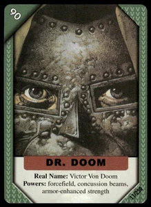 Dr. Doom 2001 Marvel ReCharge Inaugural Edition #11 CCG Rare Card - Picture 1 of 2