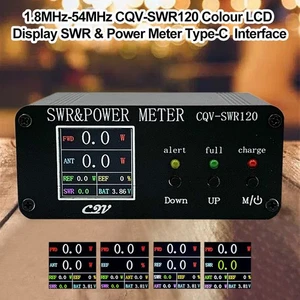 FM-AM-SSB CQV-SWR120 120W SWR & Power Standing Wave Meter 240*240 LCD Display - Picture 1 of 14
