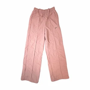 Nike Pants Sportswear Everything Wovens Women's XS Pink Mid-Rise Open-Hem Wide - Picture 1 of 11