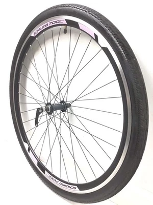 Schwinn 700c Front Bicycle Alloy Wheel Quick Release 38c Tire Hybrid Bike #A55 - Image 1 of 3