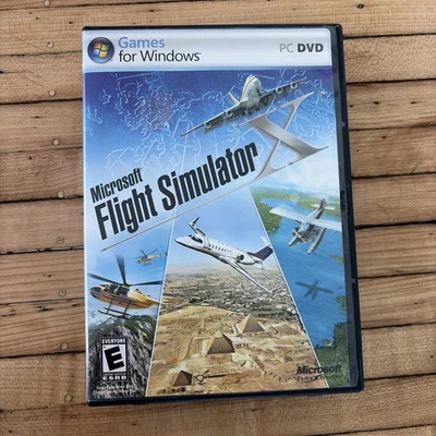 Microsoft Flight Simulator X - PC DVD Windows, Completo con Llave y Manuales Foto 1 de 2
