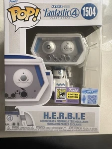 2025 SDCC FUNKO POP FANTASTIC FOUR FIRST STEPS HERBIE CON STICKER In Hand - Picture 1 of 1