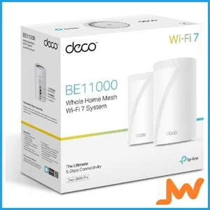 TP-Link Deco BE65 Pro BE11000 Home Mesh Wi-Fi 7 2-Pack - Picture 1 of 1