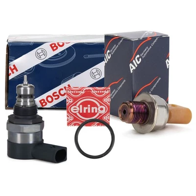 BOSCH Druckregelventil 057130764H + AIC Drucksensor 03L906054A für VAG 2.0 TDI - Bild 1 von 4