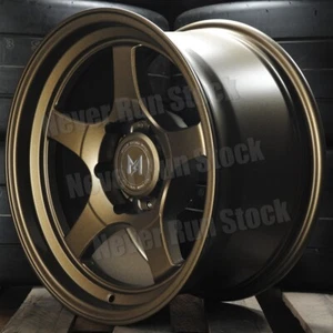 Mflow MF05 6x135 17x9 -12 offset matte bronze 5 spokes truck 4 wheels set - Picture 1 of 6