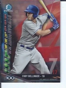 2017 Bowman Chrome Bowman Scout's Top 100 Cody Bellinger - Picture 1 of 1