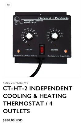 TERMOSTATO INDEPENDIENTE DE REFRIGERACIÓN Y CALEFACCIÓN CT-HT-2 / 4 SALIDAS Foto 1 de 4