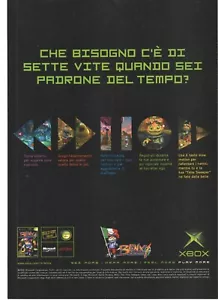 BLINX The Time Sweeper Advertising 2002 XBOX Italian Magazine Advertising 30x20 - Picture 1 of 1