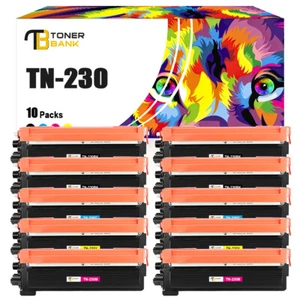 10 Toner Compatible with Brother TN-230 HL3070CW HL3075CW MFC9125CN MFC9325CW - Afbeelding 1 van 11