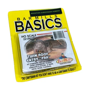 Bar Mills 2007 HO Doppeldacheinstieg "Pak" lasergeschnittenes Holz-Kit | 5 $ Angebot - Bild 1 von 2
