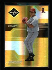 BARTOLO COLON 2005 LEAF LIMITED #129 SPOTLIGHT GOLD PARALLEL #23/25 AY7385