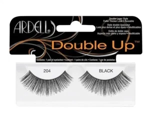 Ardell Double Up False Lashes, 204 Black, Double Layer Style, 1 Pair - Picture 1 of 2