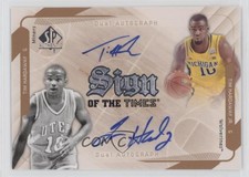 2013-14 SP Authentic Sign of the Times Dual Tim Hardaway Jr Rookie Auto RC HOF