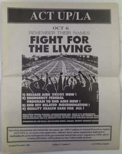 authors / ACT UP/LA Los Angeles Newsletter of the Aids Coalition To Unleash - Bild 1 von 1