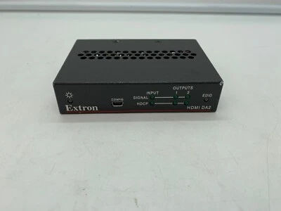 Extron HDMI DA2 Two Output Distribution Amplifier Free Shipping - Image 1 of 4