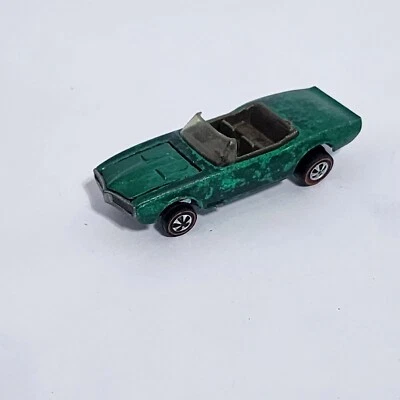 Hot Wheels Redline Custom Firebird Green 1968 Sweet 16 Made In United States - Image 1 of 4