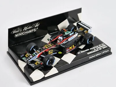 MINICHAMPS 1/43 Kl Minardi Ps 02 Davidson Hungarian Gp 2002 400 020122 - Immagine 1 di 4
