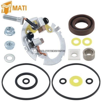 Starter Brush Plate Rebuild Kit for Honda FourTrax 300 Foreman 400 450 500 TRX - Image 1 of 4