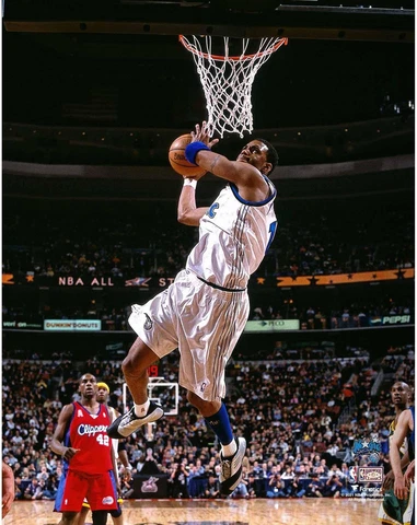 Tracy McGrady Magic Unsigned 2002 ASG Alley-Oop Windmill Dunk Photo Cover