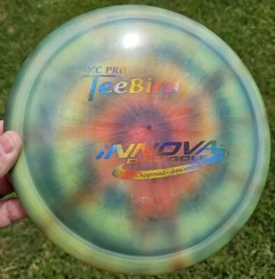 Rare Thrower! Factory Dyed Pearly Innova 11x KC Pro Teebird - 170 Grams,  No Ink - Image 1 of 4