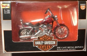 Maisto 1/18 Scale,2001 Dyna Wide Glide Harley Davidson Die Cast - Picture 1 of 4