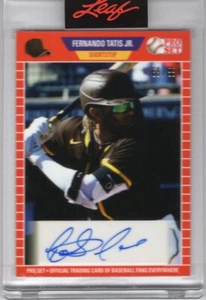 FERNANDO TATIS JR 2021 HOJA PRO SET ENCAPSULADO AUTÓGRAFO #68/99 PADRES - Imagen 1 de 2