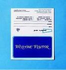 Visitor Card-Welcome Visitor (#WV-7) (Pack of 100)