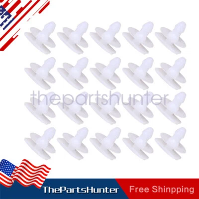20 Piece White Rocker Molding Clip Fits For Nissan GT-R 2009-2018 - Image 1 of 4