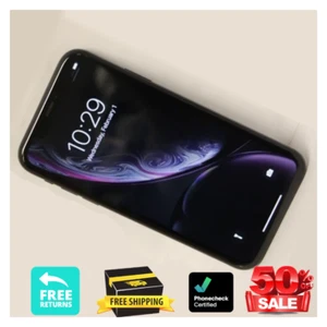 Apple iPhone XR 64GB Pristine Condition iOS WIFI Unlocked At&t T-Mobile Verizon - Picture 1 of 9