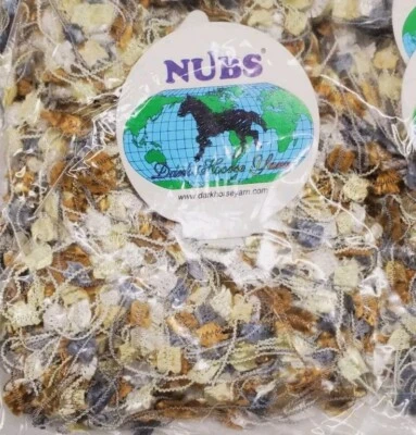 2 Skeins/Balls Dark Horse GOLD CREAM GREY Nubs Flag/Butterfly Yarn LOT