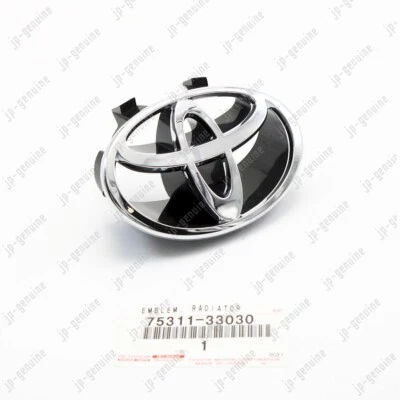OEM Genuino Toyota Camry 1997-2001 75311-33030 Parrilla Delantera Cromo Logo Emblema Foto 1 de 4