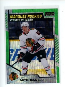2020-21 O-Pee-Chee Platinum IAN MITCHELL #169 Rookie RC Emerald Surge /10