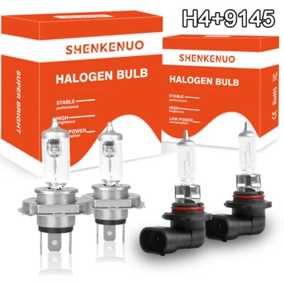 Lâmpadas de halogênio para faróis Hi/Lo + farol de neblina para Mitsubishi Montero 2001-2006 - Imagem 1 de 4