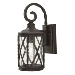 Walcott Manor 14.5 In. 1-Light Antique Bronze Transitional Hardwired Outdoor - Picture 1 of 9