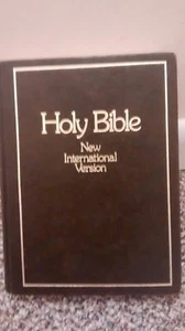 NIV BIBLE CENTER COLUMN REFERENCE SYSTEM 1984 TEXT HARD COVER WIDE MARGINS - Picture 1 of 10