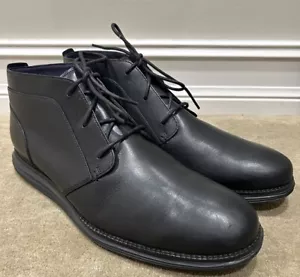Cole Haan Men's Original Grand Chukka Boots C28212 Black Leather Size 13 Medium - Picture 1 of 12
