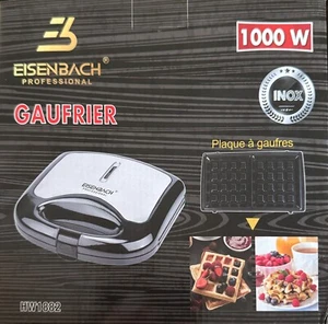 Waffeleisen 1000Watt Waffelmaker Belgische Waffeln Waffelautomat Antihaft Neu ✅ - Bild 1 von 2