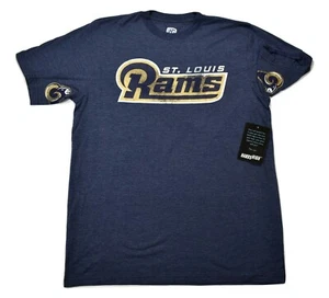 Camisa de fútbol americano Hands High para hombre NFL St. Louis Rams azul marino brezo nueva con etiquetas S-2XL - Imagen 1 de 8