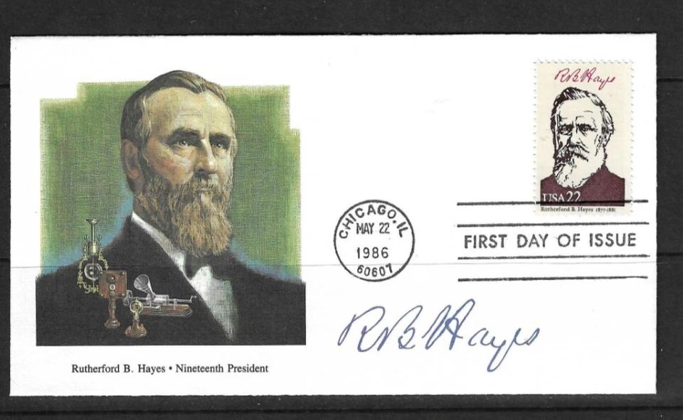 United Sates Presidents -  Rutherford B . Hayes  - FDC . Fleetwood cachet - Image 1 of 1