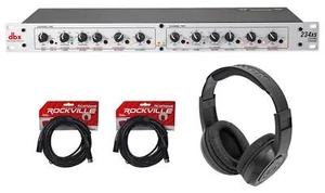 DBX 234XS Rack Stereo 2/3/4-Way Crossover Sound Processor+Cables+Headphones - Picture 1 of 11